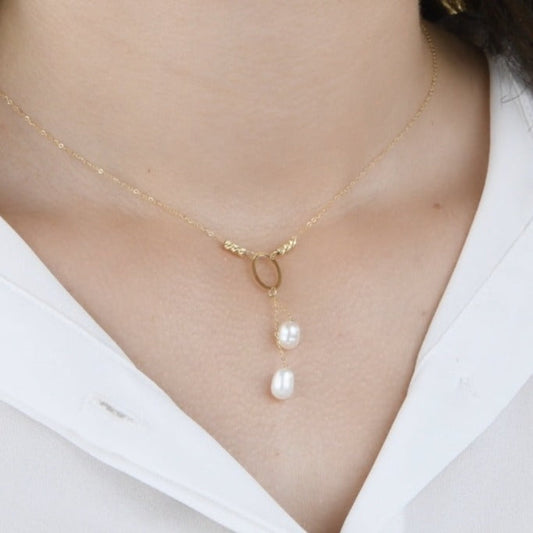 Collier Freesia en Or 18K