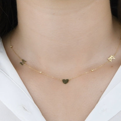 Collier lettres d’or en Or 18K